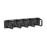 Organizador de cable, para montaje aéreo, con 5 soportes, 2UR