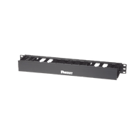 Organizador de Cables Horizontal PatchLink, Sencillo (Solo Frontal), Para Rack de 19in, 1UR
