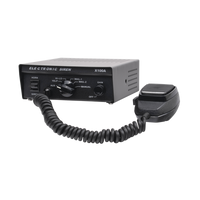 Sirena Vehicular de 100W de Potencia, Con Switch Giratorio de 6 posiciones y Micrófono Integrado de Uso Rudo