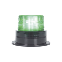 Burbuja Brillante de Larga Vida Útil, con 8 LEDs Color Verde, Domo Verde, 12Vcd