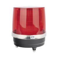 Burbuja Brillante de Larga Vida Útil, Con 150 LEDs, Color Rojo, Domo Rojo, 110 Vca
