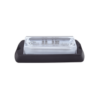 Luz Auxiliar Ultra Brillante de 8 LED's en color Rojo/Claro con mica transparente