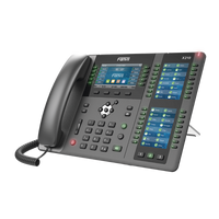 Teléfono IP ideal para recepción hasta 20 líneas SIP, PoE, 106 botones DSS, Bluetooth integrado para diademas, puertos Gigabit, soporta recepción video