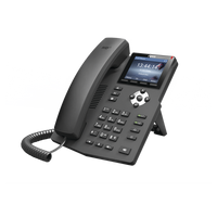 Teléfono IP empresarial para 2 lineas SIP con pantalla LCD de 2.4 Pulgadas a color y conferencia de 3 vías