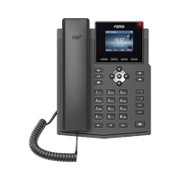 Teléfono IP / 4 Líneas SIP / Pantalla LCD Color 2.4" / Audio HD G.722 y Opus / Conferencia 3 Vías / PoE 802.3af / OpenVPN / Soporte EHS
