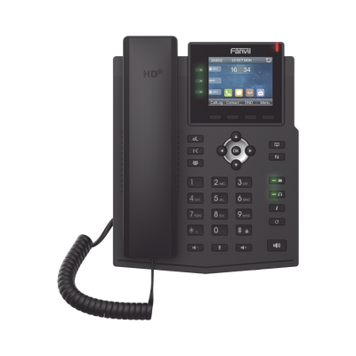 Teléfono IP / 6 Líneas SIP / Pantalla LCD a Color 2.8