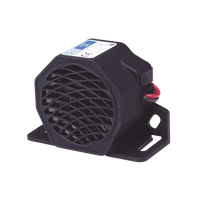 Alarma de Reversa Vehicular, 107 dBA, 12-24 Vcc
