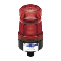 Mini baliza de LED color rojo montaje permanente SAE Clase III