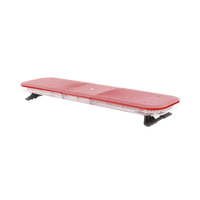 Barra de luces LED de 47" con 88 LEDs de alta potencia, color rojo, ideal para equipar ambulancias y unidades de bomberos