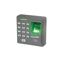 Lector Biométrico de Huella y Proximidad / 500 Huellas 500 Tarjetas / Teclado / Autónomo / Salida Relevador / Control de Acceso