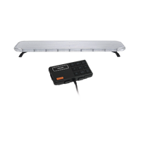Barra de luces LED de 46" Rojo/Azul/Ambar , De 132 LEDs, Controlador Incluido, Ideal para Equipar Unidades de Seguridad Publica