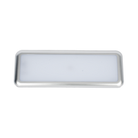 Luz LED Rectangular para interiores, 48 LED, 12-24 Vcd, 1392 lúmenes