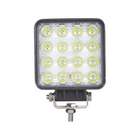Luz de trabajo de 16 LED, 4000 Lumenes, 48 Watts, 10-30 Vcc, IP67