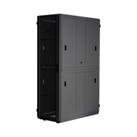 Gabinete FlexFusion™ XGL (Light) para Centros de Datos, 42 UR, 800 mm de Ancho, 1070 mm de Profundidad, Fabricado en Acero, Color Negro