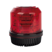 Burbuja brillante de 12 LEDs, color rojo, montaje fijo