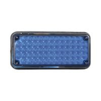 Luz de advertencia de 7x3", Color Azul, Ideal para ambulancias
