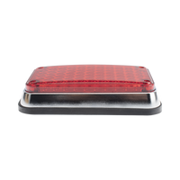 Luz de Advertencia de 6X4", Color Rojo, Ideal para Ambulancias