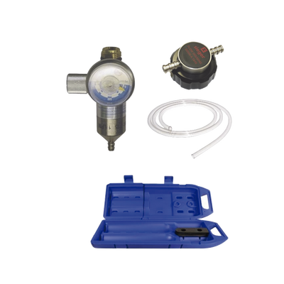 Kit de calibración con sensor catalítico para gases combustibles, incluye regulador, tubing y estuche, para transmisor XNX