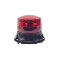 Burbuja LED giratoria color rojo, 9 LEDs, montaje permanente