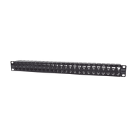 Patch Panel UTP Z-MAX de 48 Puertos, Precargado con Jacks Categoría 6, Plano, 1UR