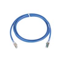 Patch Cord Z-MAX Cat6A UTP, CM, 2.13 Metros (7 Pies), Color Azul, Versión Bulk (Sin Empaque Individual)