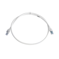 Patch Cord Z-MAX Cat6A S/FTP, CM/LS0H, 0.91 Metros (3 Pies), Color Blanco
