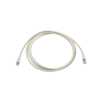 Patch Cord Z-MAX Cat6A S/FTP, CM/LS0H, 1.52 Metros (5 Pies), Color Gris, Versión Bulk (Sin Empaque Individual)