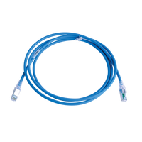Patch Cord Z-MAX Cat6A S/FTP, CM/LS0H, 2.13 Metros (7 Pies), Color Azul, Versión Bulk (Sin Empaque Individual)