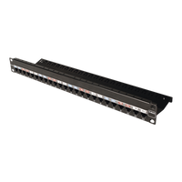 Patch Panel Z-Max, de 24 Puertos, Modular (Vacío), Plano, 1UR