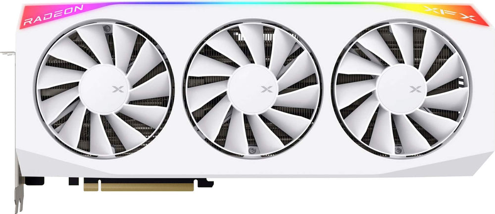 Tarjeta de Video XFX Mercury AMD Radeon RX 9070 XT OC 16GB GDDR6 con RGB - Blanca