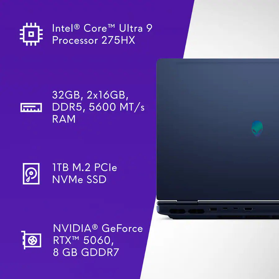 Alienware Laptop Gamer 16X Aurora 16