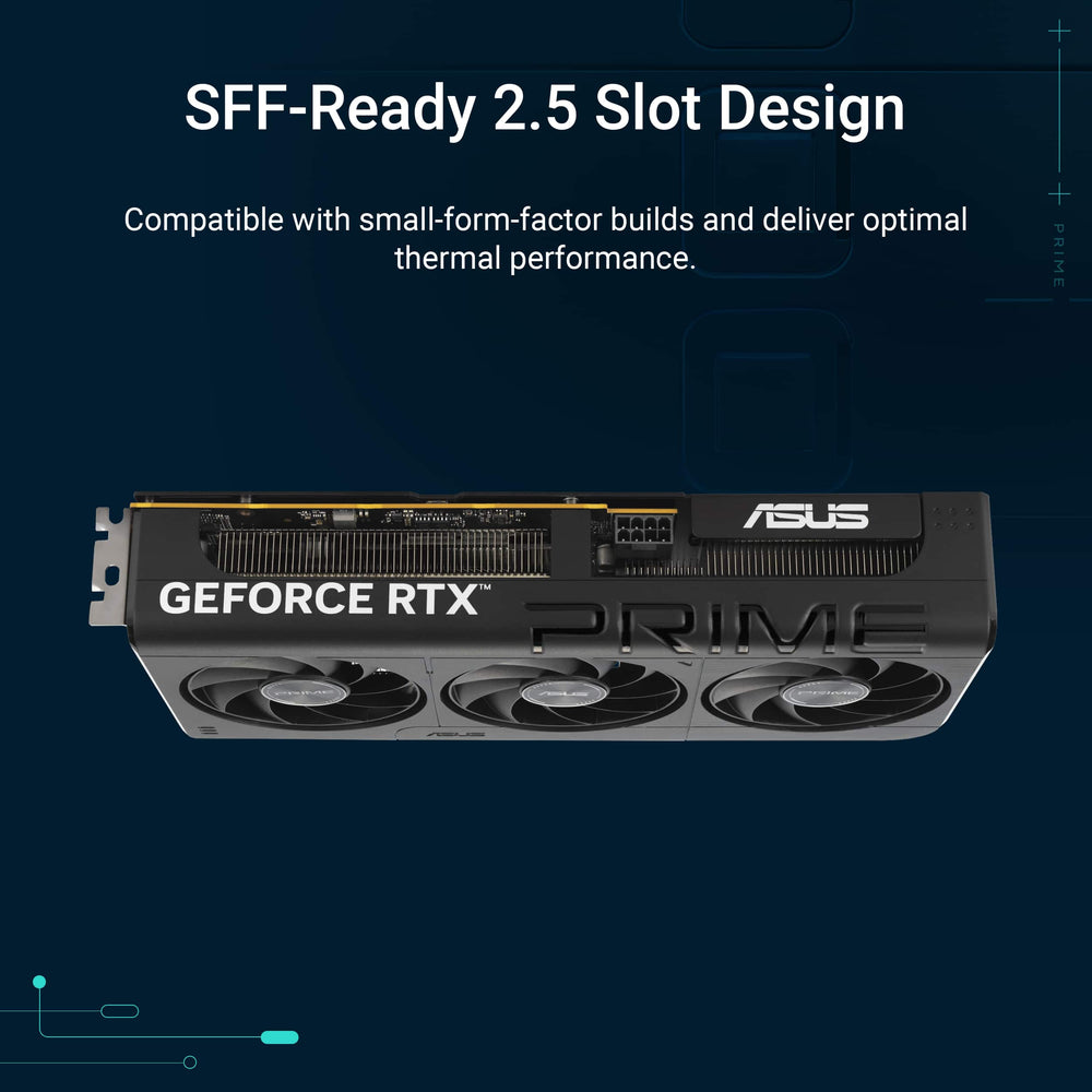 Tarjeta de Video ASUS PRIME NVIDIA GeForce RTX 5060 OC Edition 8GB GDDR7 - Negra