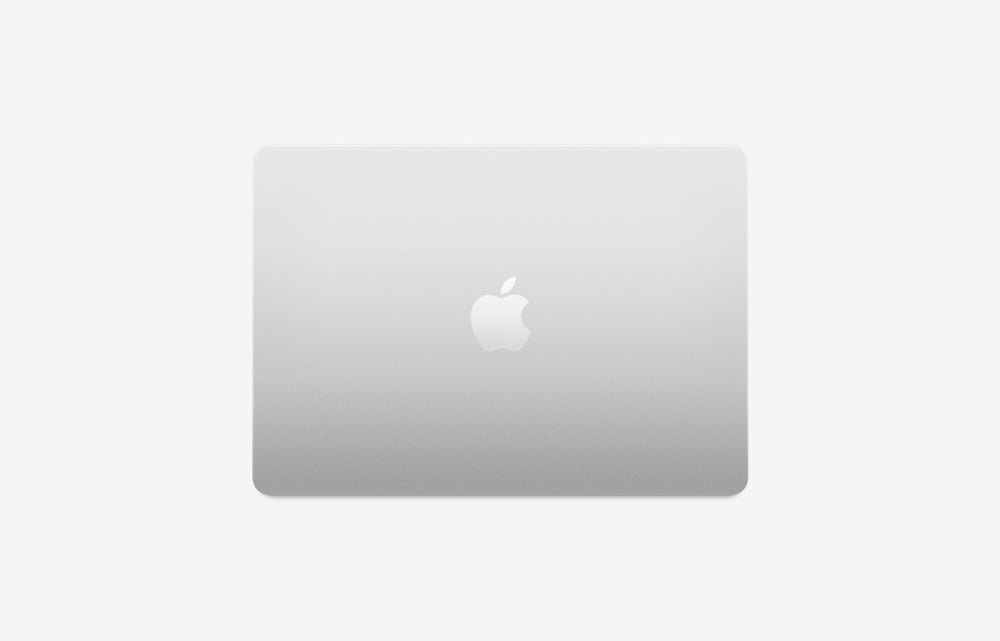 MacBook Air 13 con chip M5 color plata, vista frontal
