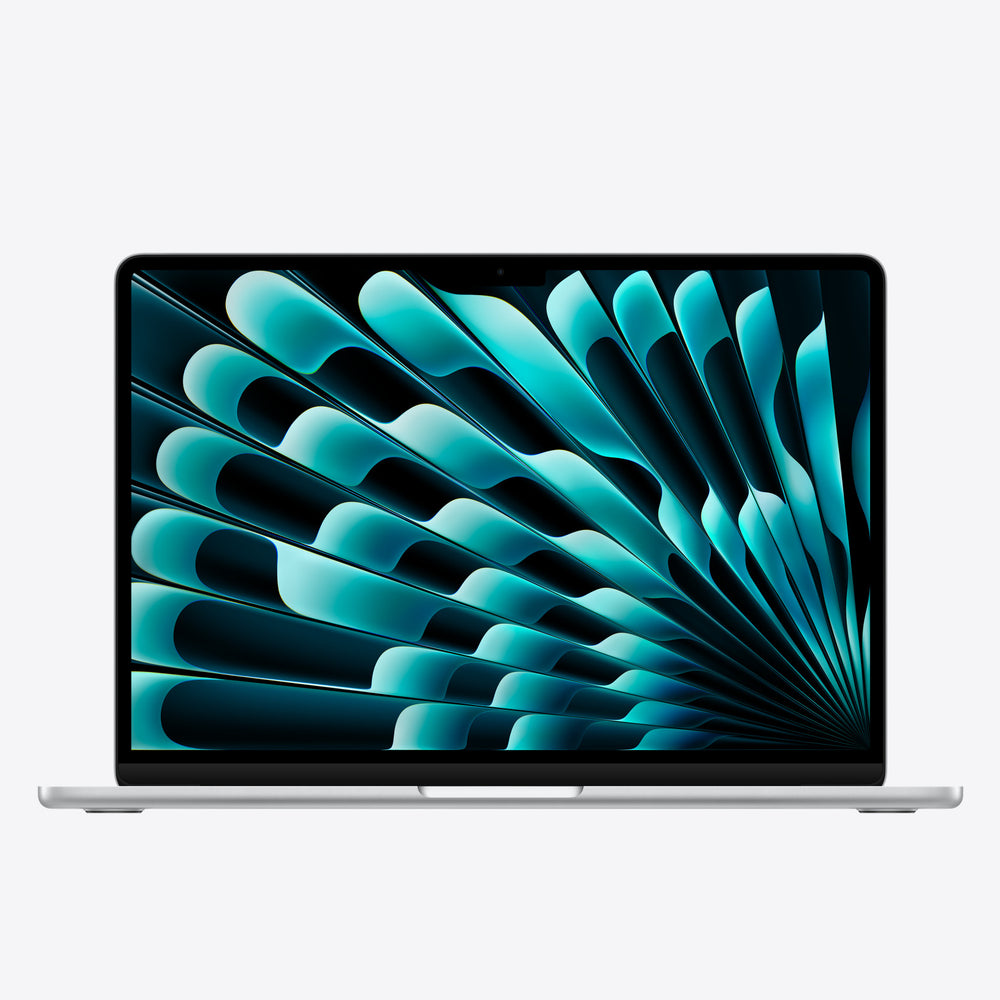 MacBook Air 13 con chip M5 color plata, vista frontal