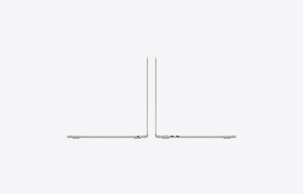 MacBook Air 13 con chip M5 color plata, vista frontal