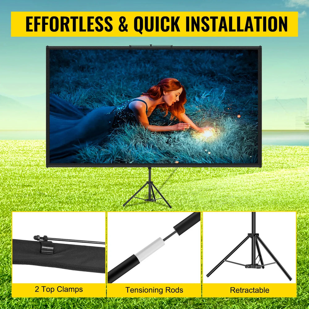 VEVOR Pantalla para Proyector 80