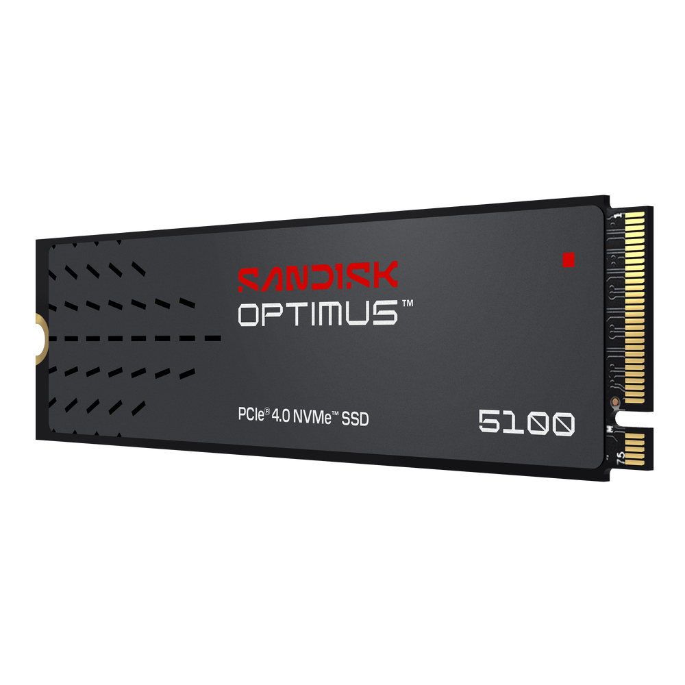 SSD SanDisk Optimus 5100 2TB NVMe M.2 2280 - vista frontal