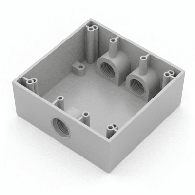 Caja Condulet Cuadrada de 3/4