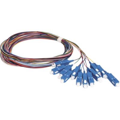 Kit de 12 Pigtails SC/UPC Monomodo 2 Metros (6.56 Pies)
