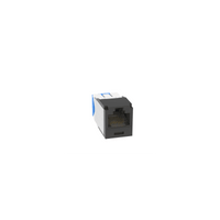 Conector Jack RJ45 Estilo TG, Mini-Com, Categoría 6A, Con Gel Resistente a la Corrosión, de 8 Posiciones y 8 Cables, Color Negro