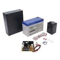 Fuente de 12 Vcc 1A / Para Control de Acceso / Con Batería de Respaldo Incluida LK712 /