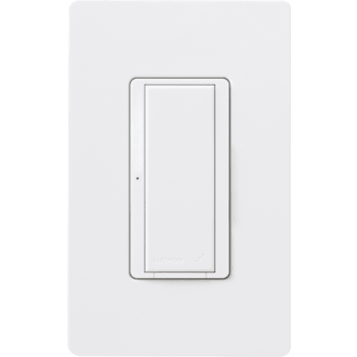 Interruptor electrónico Maestro de encendido/apagado, 8 A en iluminación y motores de 1/4 HP, 120 V, un polo o multilocalización, requiere neutro, para RadioRA 2 y RA2 Select