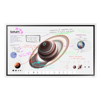 Pizarra Interactiva Digital / 55" 4K UHD (3840x2160) / Touch IR 20 Puntos / Whiteboard 4 Usuarios Simultáneos / Tizen 9.0 / WiFi / VESA 400x400