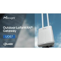 Gateway LoRaWAN para Exterior / 8 Canales / IP67 / 4G LTE / GNSS / PoE / Alcance 15 km