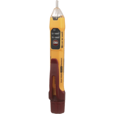 Detector de Voltaje sin Contacto tipo Lápiz, de Doble Rango de 12 a 1000 V CA o de 70 a 1000 V CA.