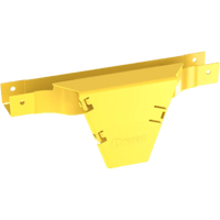 Accesorio en T con Conexión Horizontal y Bajada Vertical a 90º, Para Canaletas FiberRunner™ 2x2, Color Amarillo