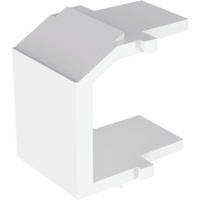 Módulo de Tapa Ciega (Inserto Ciego), Tipo Keystone, Color Blanco, 1 Pieza