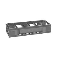 Organizador de Cables Horizontal CableTek, Sencillo (Solo Frontal), Para Rack de 19in, 2 UR