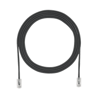 Cable de Parcheo UTP Cat6A, CM/LSZH, Diámetro Reducido (28AWG), Color Negro, 6 ft.