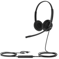 Diadema Cableada Yealink UH34 Lite Dual USB-C/A con Almohadillas de Espuma y Certificación Microsoft Teams / UC